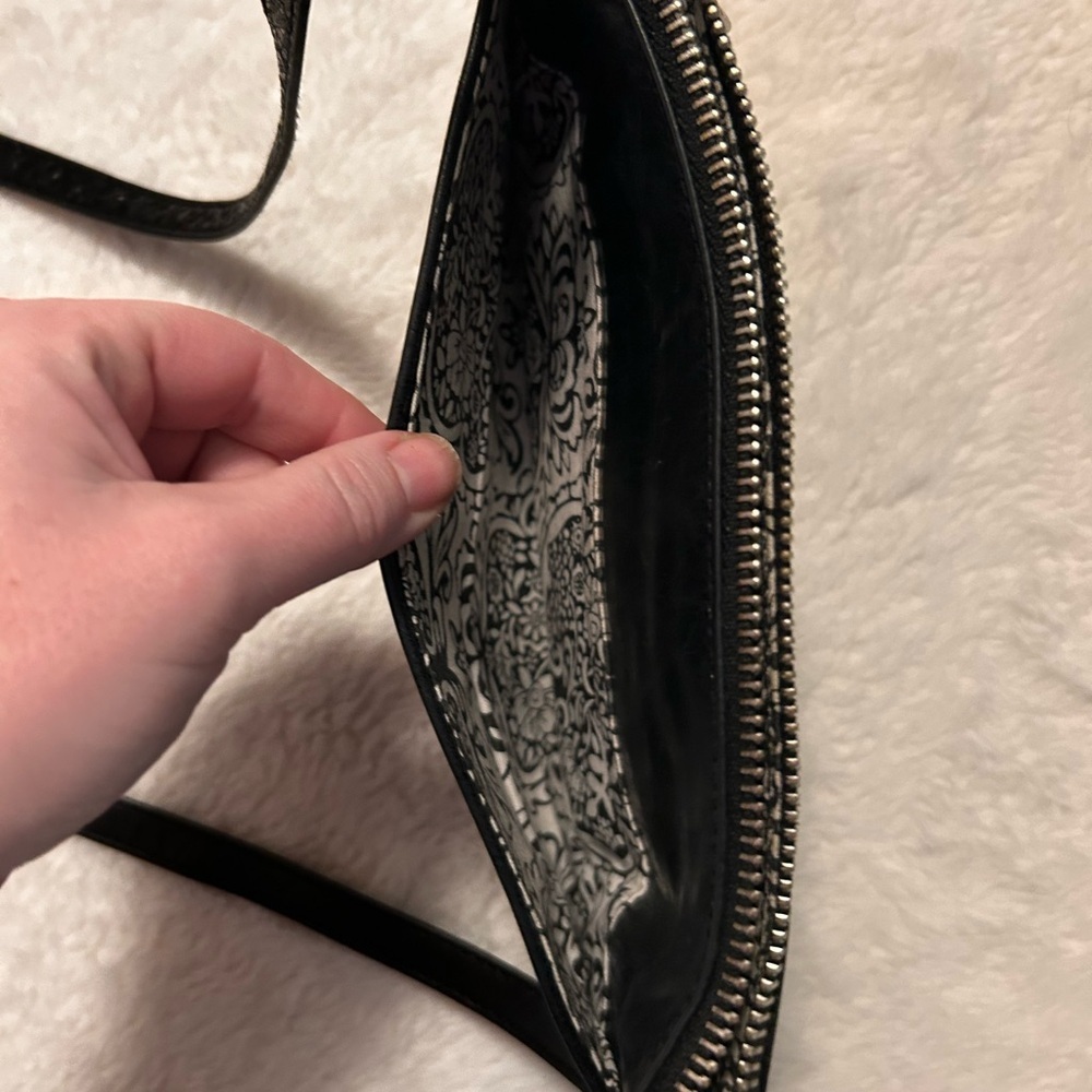 Vintage Hobo crossbody convertible Black Leather bag - Picture 4 of 10
